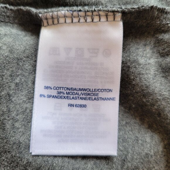 Lands End Shaped Fit Charcoal Heather Gray Long Sleeve M Turtleneck - Picture 7 of 7